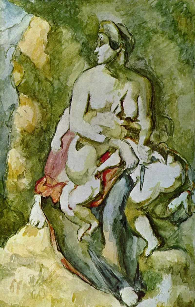 Medea, naar Delacroix - Paul Cézanne