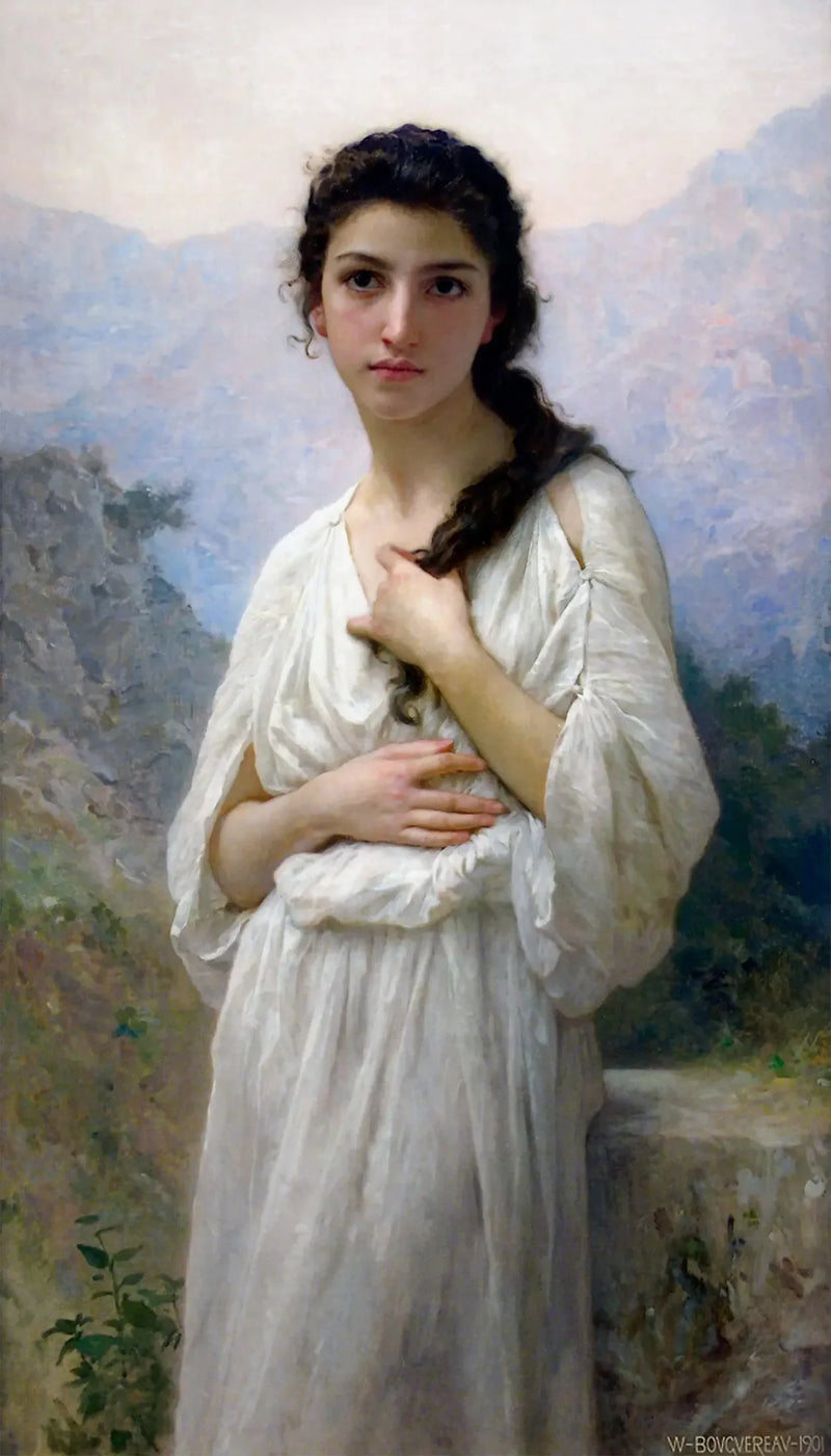Meditatie - Bouguereau