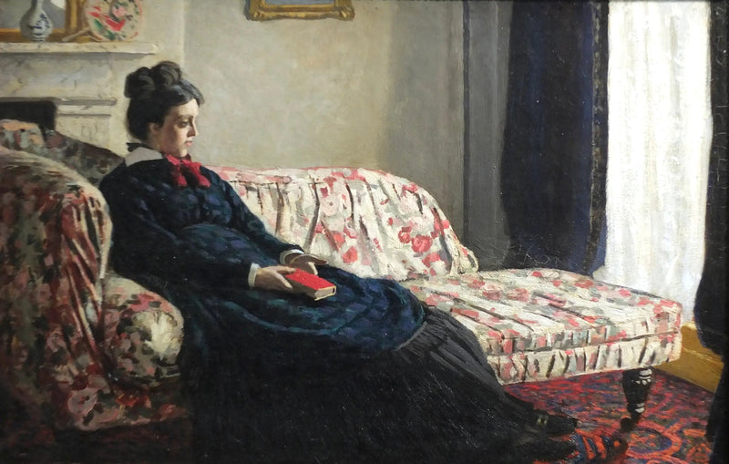 Meditatie. Mevrouw Monet op de bank - Claude Monet