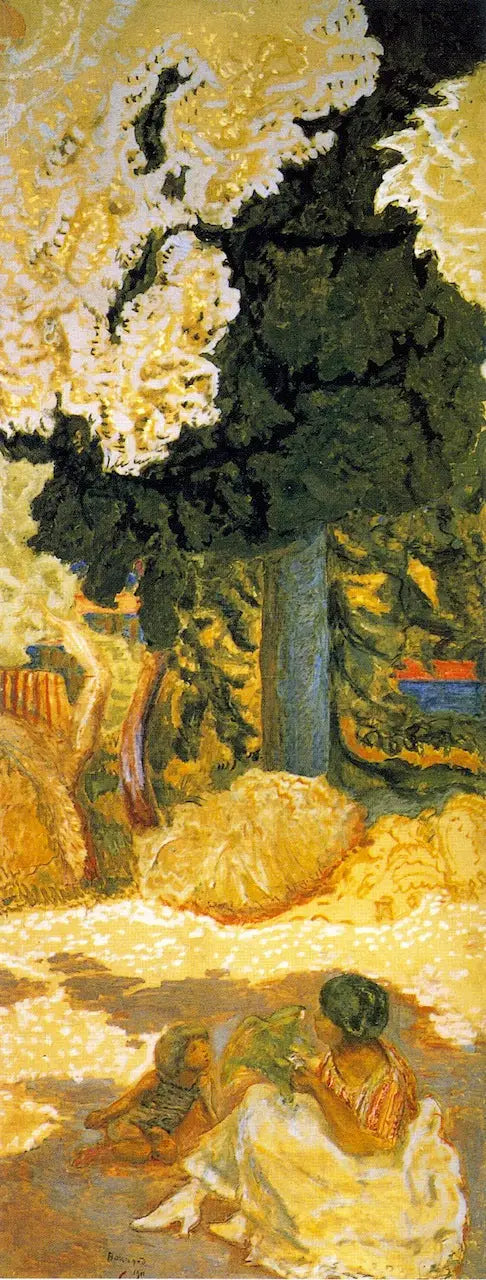 Méditerranée. Triptyque (panneau de droite) - Pierre Bonnard image 1 reproduction réalisée par Alpha Reproduction