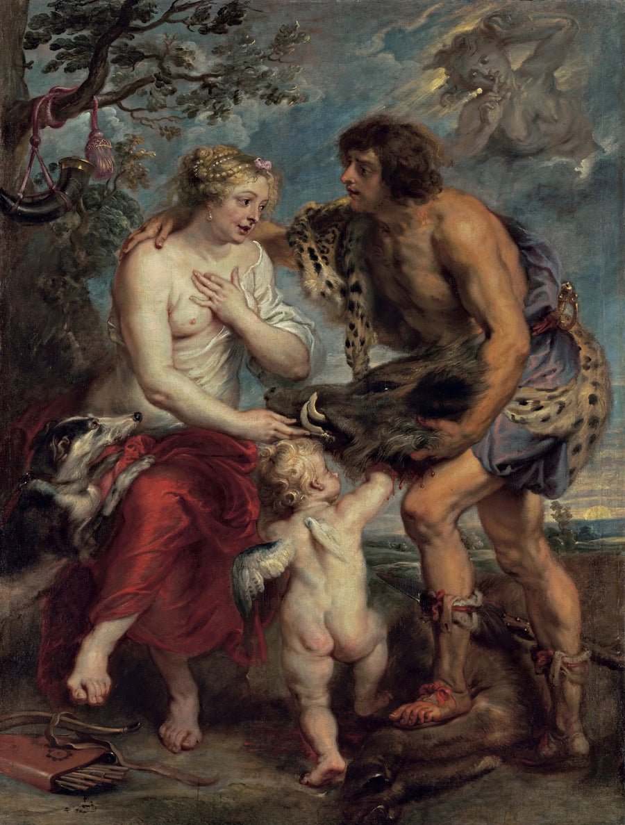 Méléagre en Attalante - Peter Paul Rubens