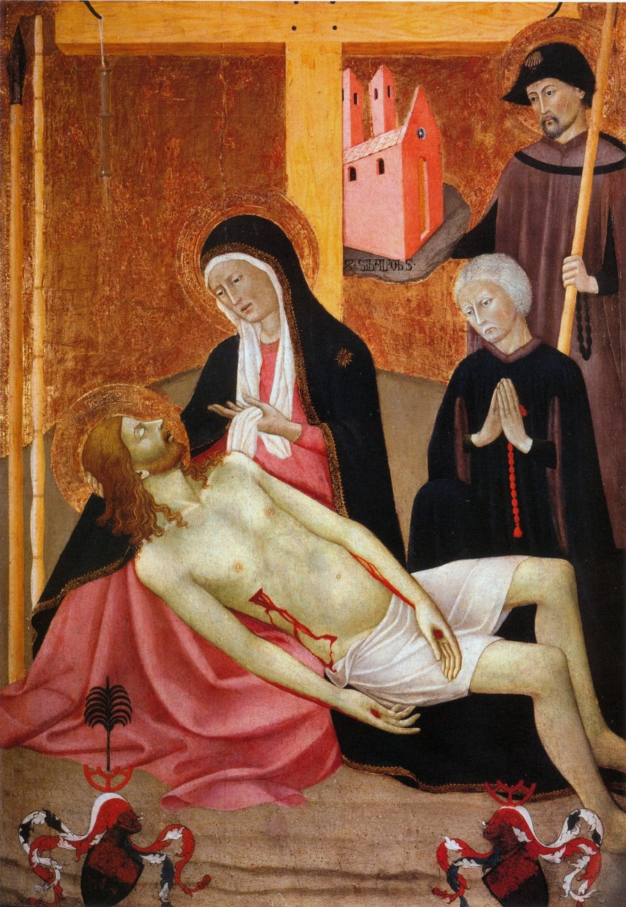 Mémorial pour Peter Volckamer Ier - Master of the Osservanza image 1 reproduction de peinture à l’huile