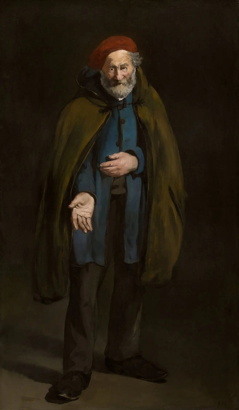 Bedelaar met een duffelcoat (Filosoof) - Édouard Manet