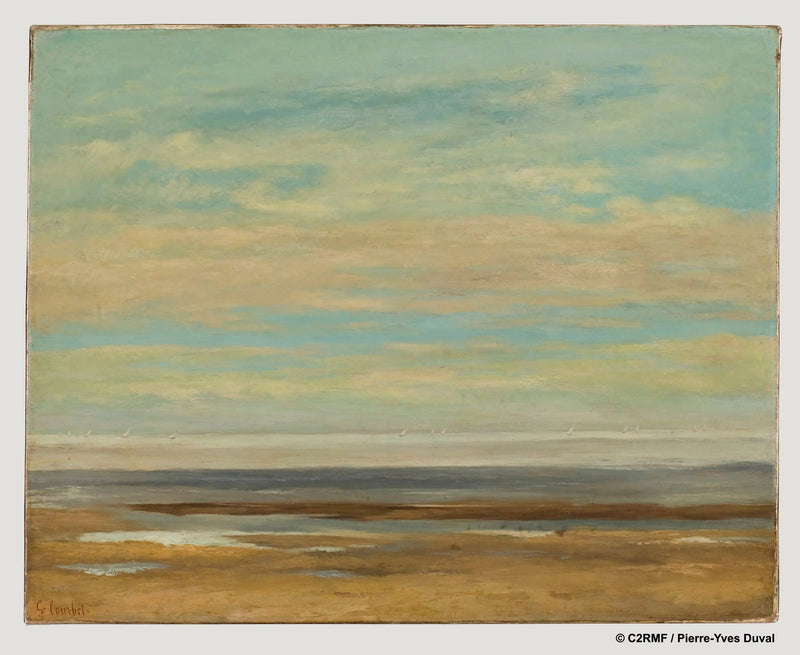 Meer rust in Palavas - Gustave Courbet