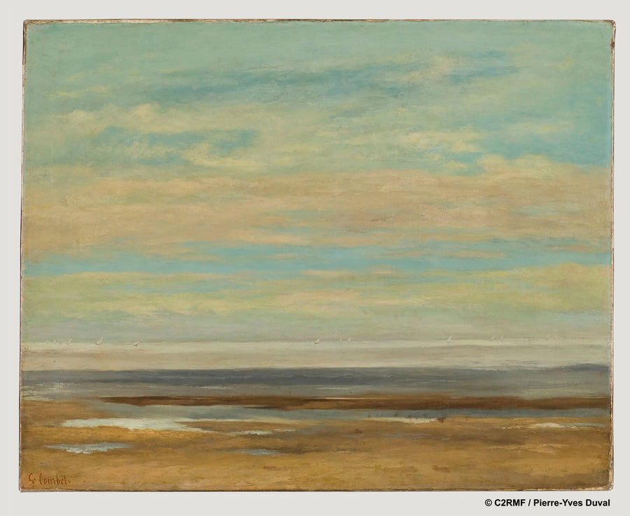 Meer rust in Palavas - Gustave Courbet