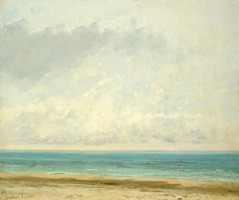 Rustige Zee - Gustave Courbet