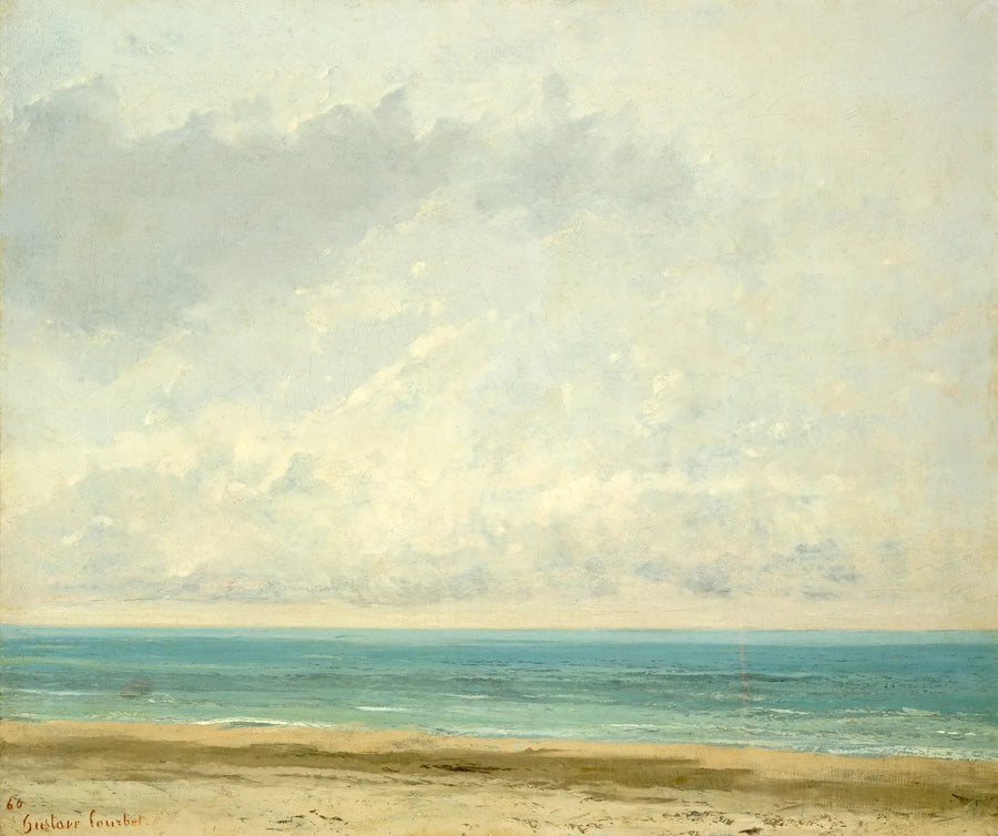 Rustige Zee - Gustave Courbet