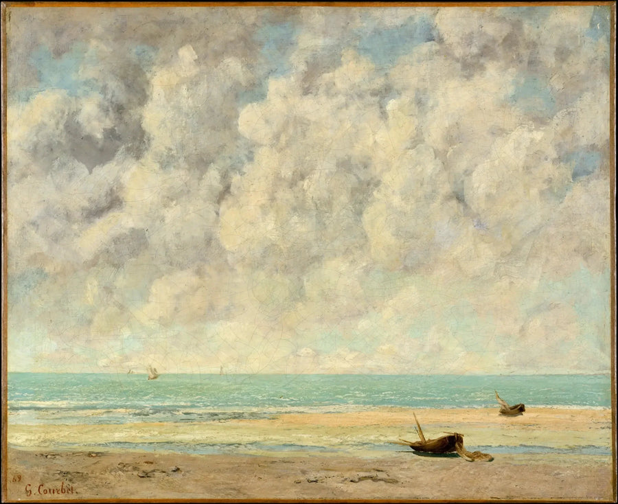 Rustige Zee - Gustave Courbet