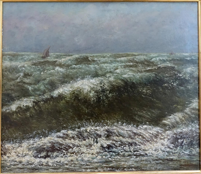 Stormachtige Zee - Gustave Courbet