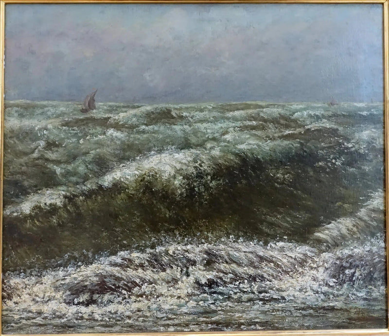 Stormachtige Zee - Gustave Courbet