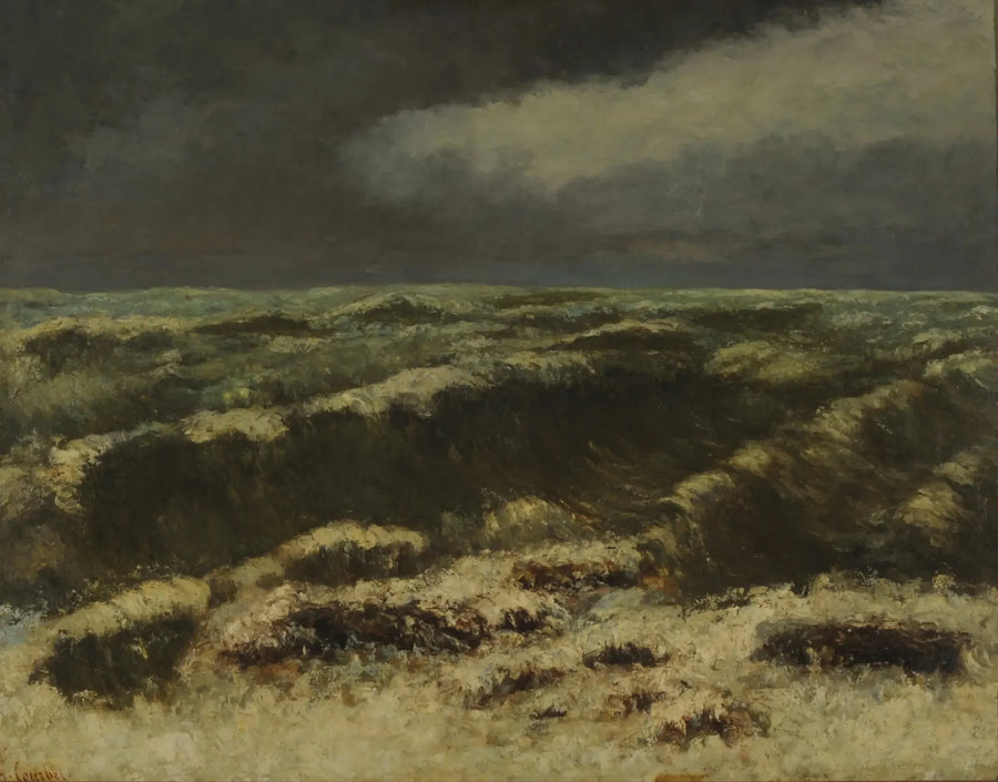 Donkere Wolken - Gustave Courbet