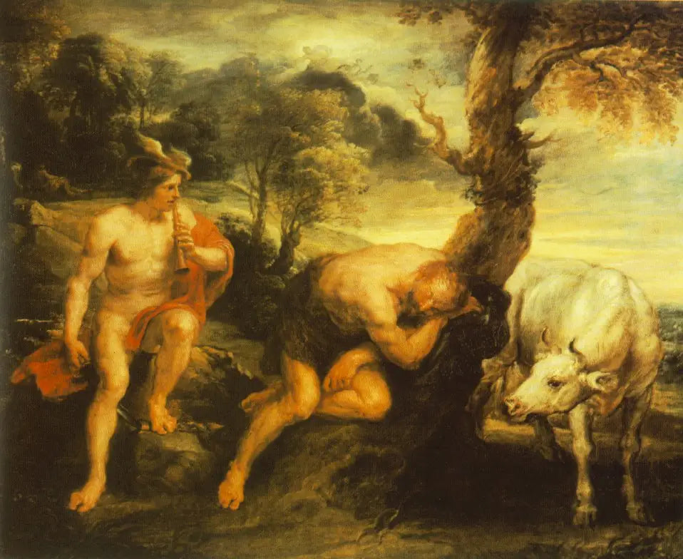 Mercure et Argus - Peter Paul Rubens image 1 copie de tableau peinte à la main