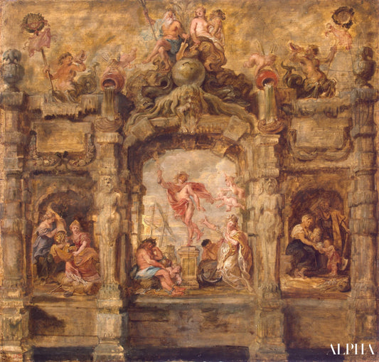 Mercure qui s'éloigne (Mercurius Abituriens) - Peter Paul Rubens - Reproductions de tableaux et peintures haut de gamme