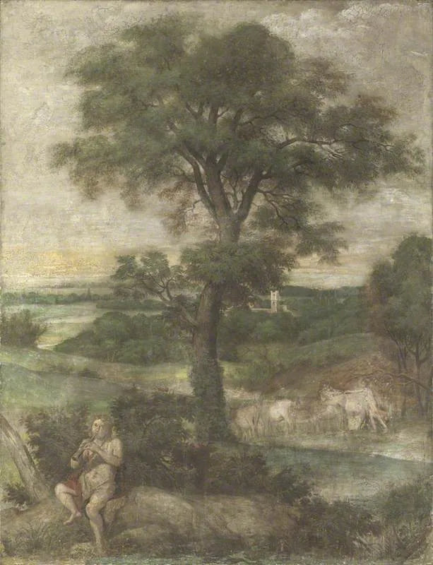 Mercurius die de kuddes van Admète steelt - Domenichino