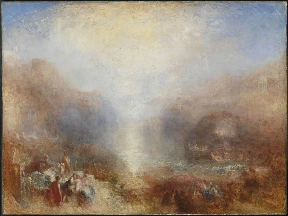 Mercury Sent to Admonish Aeneas - J. M. W. Turner image 1 reproduction artisanale de tableau