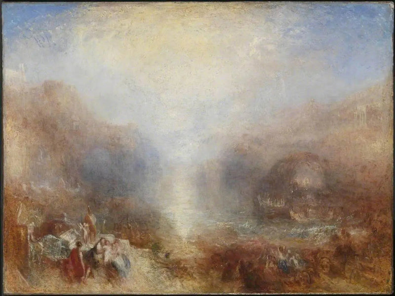 Mercurius Stuurde om Aeneas te Berispen - J. M. W. Turner
