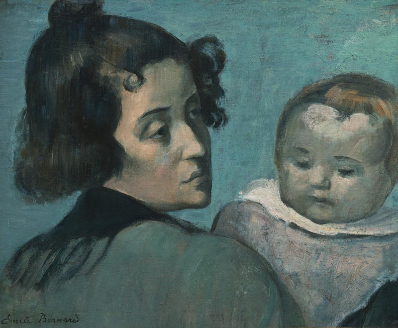 Moeder en kind - Émile Bernard