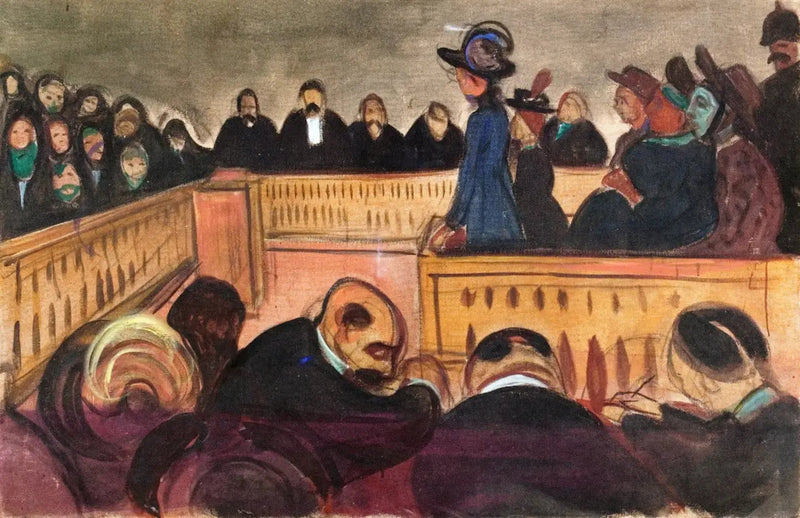 Adoptieve moeders voor de rechtbank - Edvard Munch
