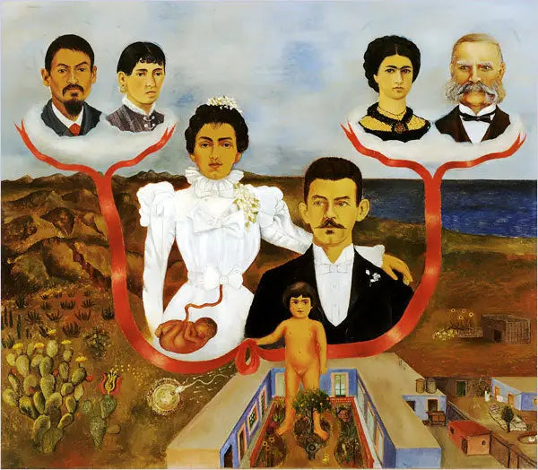 Mijn grootouders, mijn ouders en ik - Frida Kahlo