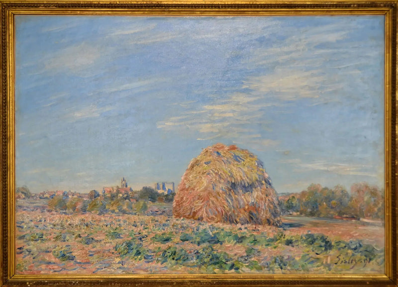 Maïs op de oevers van de Loing - Alfred Sisley