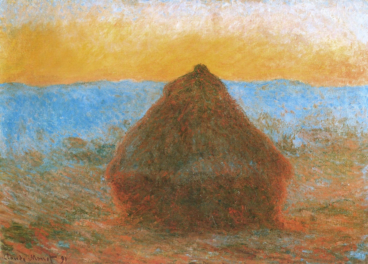 Slijpwiel bij zonsondergang W1285 - Claude Monet
