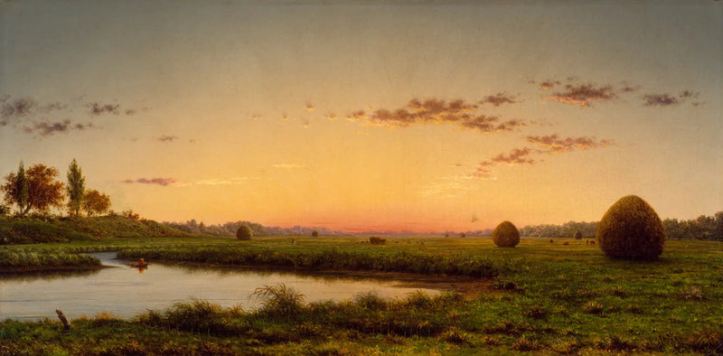 Hooiheuvels in de moerassen van Newburyport - Martin Johnson Heade

Source:
Meules de foin dans les marais de Newburyport - Martin Johnson Heade