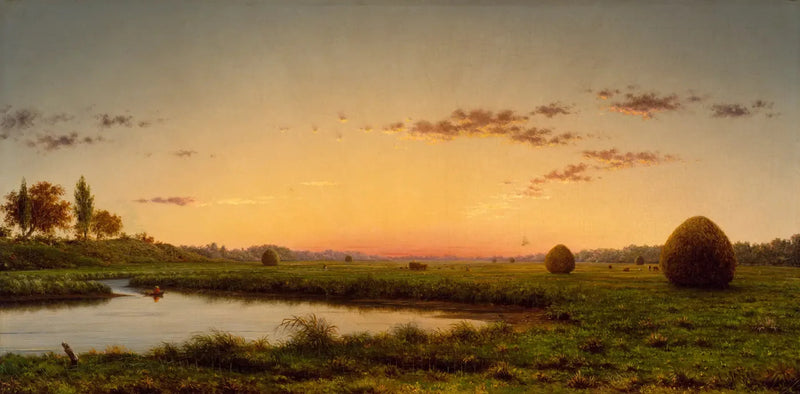 Hooiheuvels in de moerassen van Newburyport - Martin Johnson Heade

Source:
Meules de foin dans les marais de Newburyport - Martin Johnson Heade