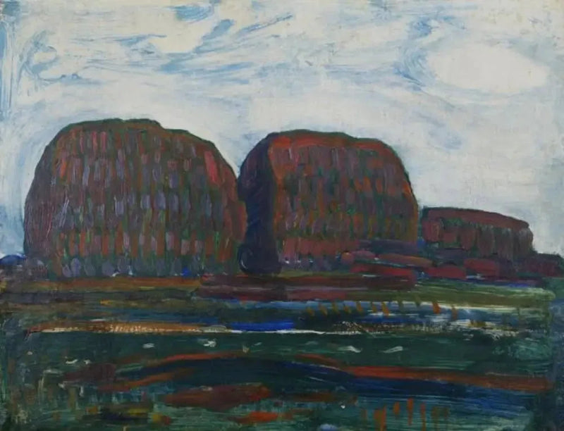 Hooiwagens III - Piet Mondrian