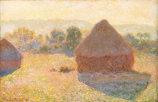 Molens, midden op de dag - Claude Monet