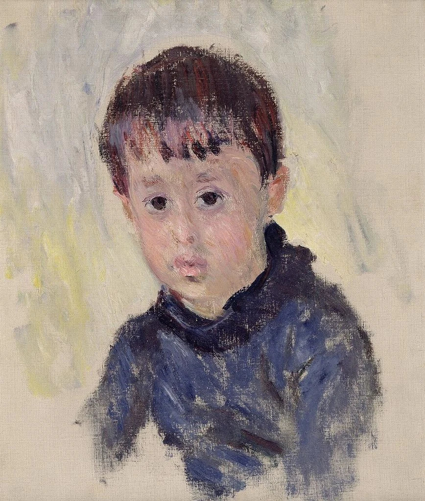 Michel Monet in een blauw truitje - Claude Monet
