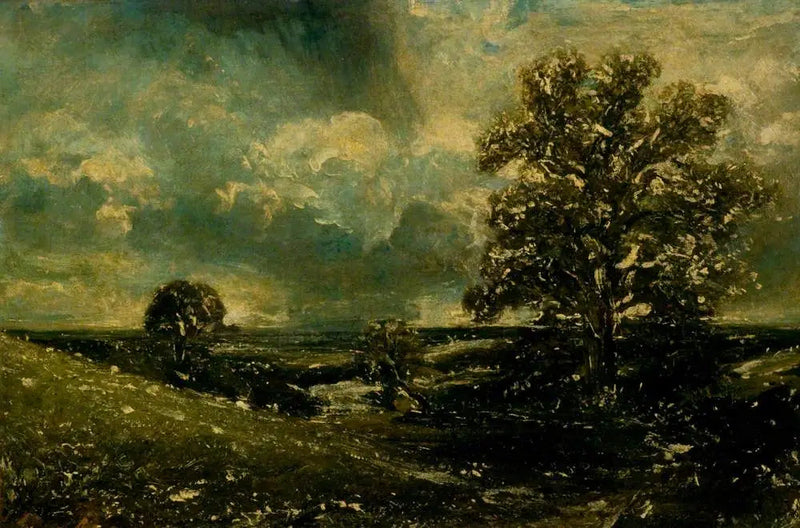 Midi, West End Fields, Hampstead, Londen (schets) - John Constable
