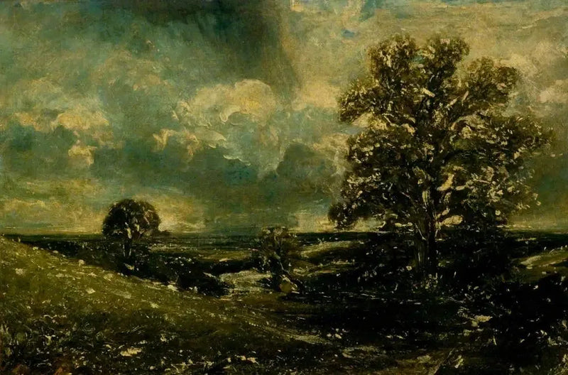 Midi, West End Fields, Hampstead, Londen (schets) - John Constable