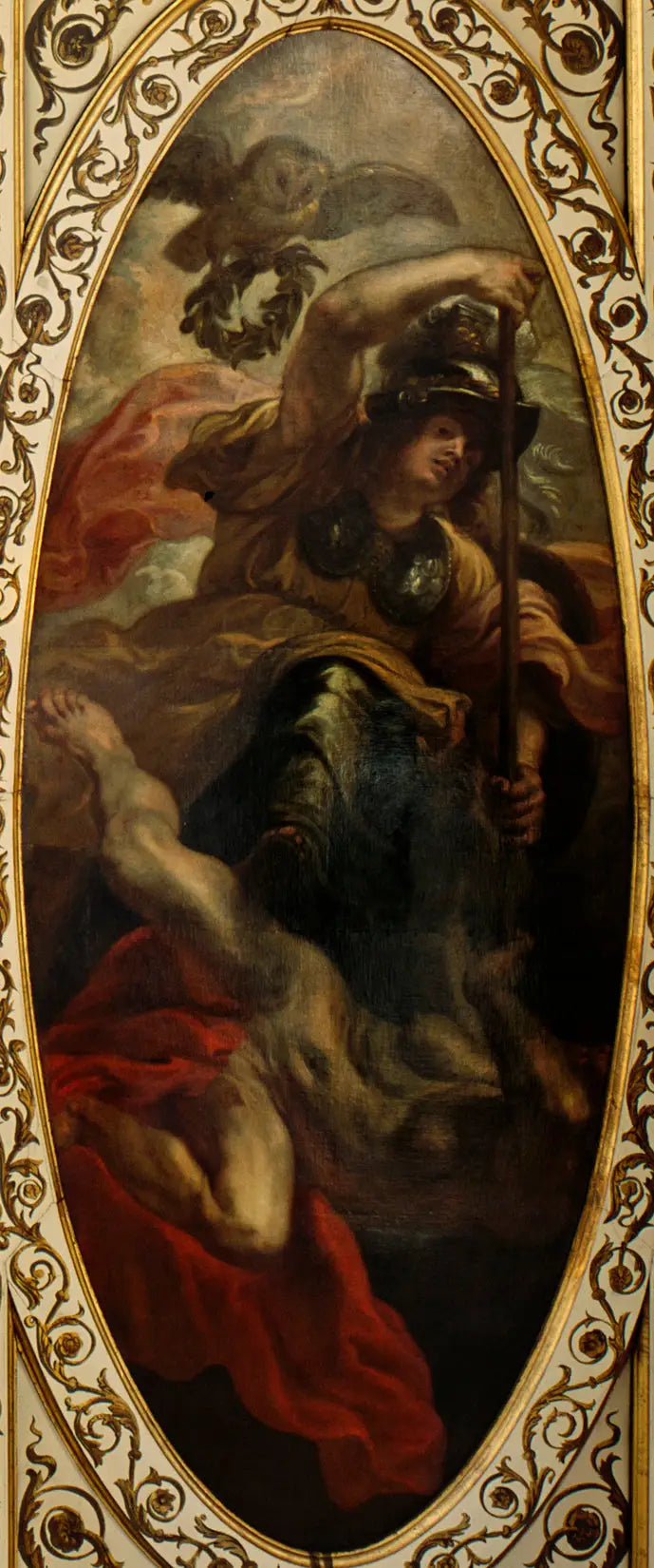 Minerva, of de Wijsheid die de Onwetendheid slaat - Peter Paul Rubens
