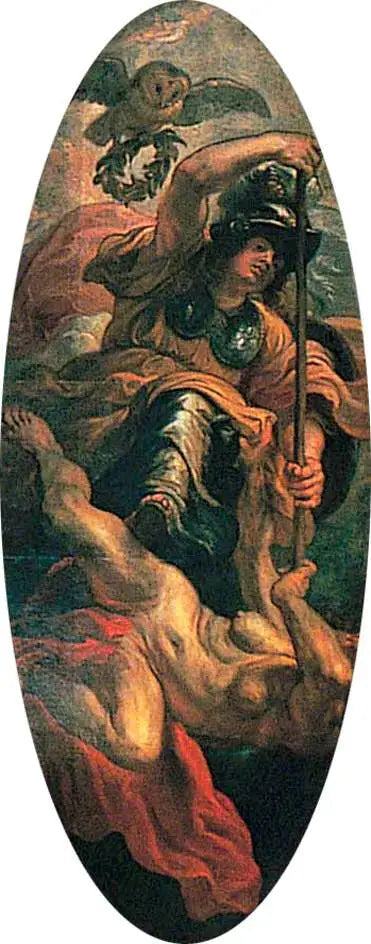 Minerve transperce l'ignorance - Peter Paul Rubens image 1 copie de tableau peinte à la main