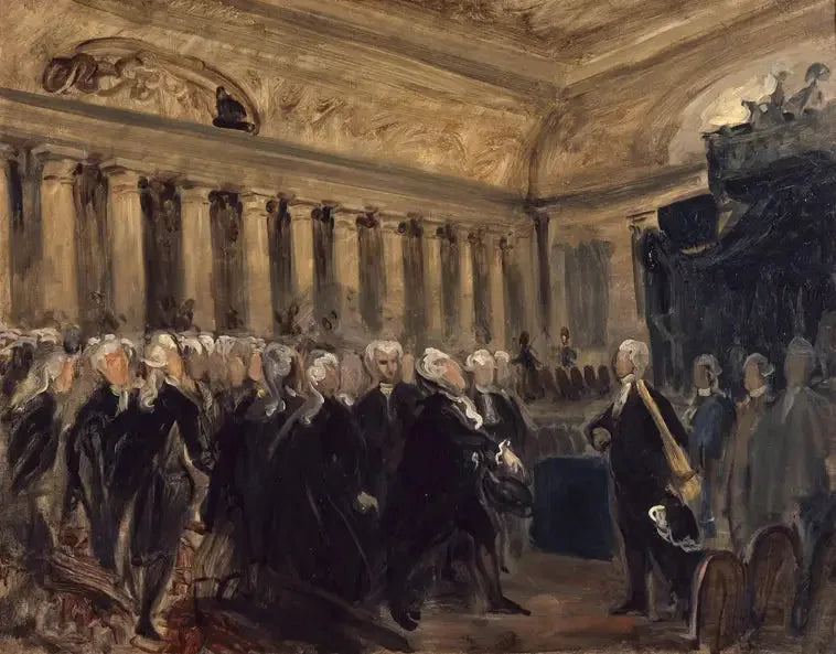 Mirabeau voor Dreux-Brézé - Eugène Delacroix