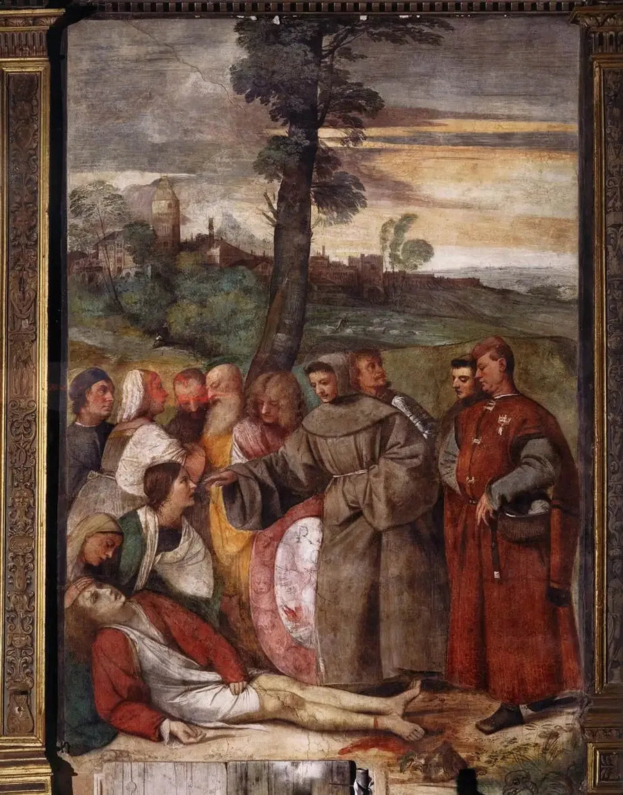 Wonder van de genezen voet - Titian
