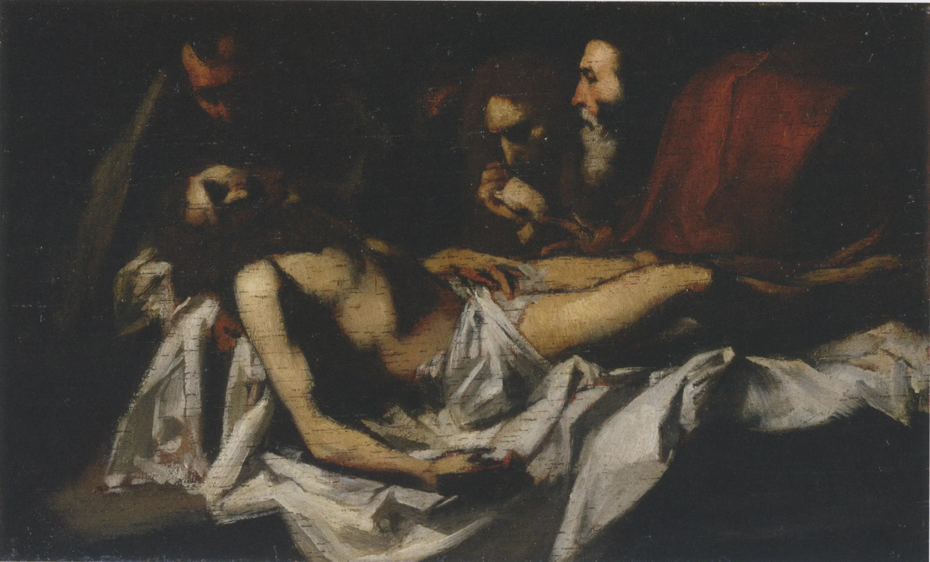 Mise au tombeau (d'après Ribera) - Édouard Manet image 1 reproduction d’œuvre d’art à l’huile