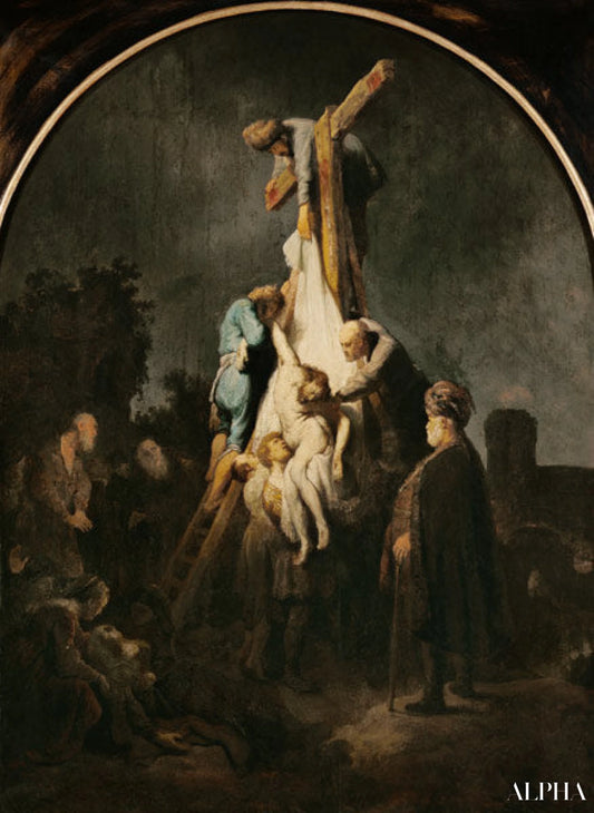 Mise en croix Christ - Rembrandt van Rijn - Reproductions de tableaux et peintures haut de gamme