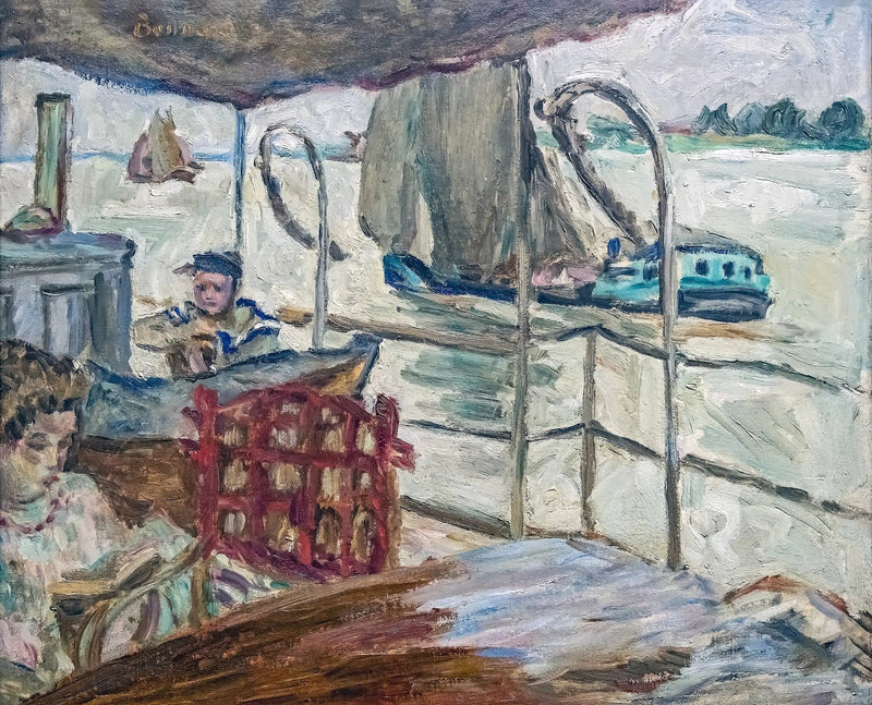 Misia Sert op het schip van Edwards - Pierre Bonnard