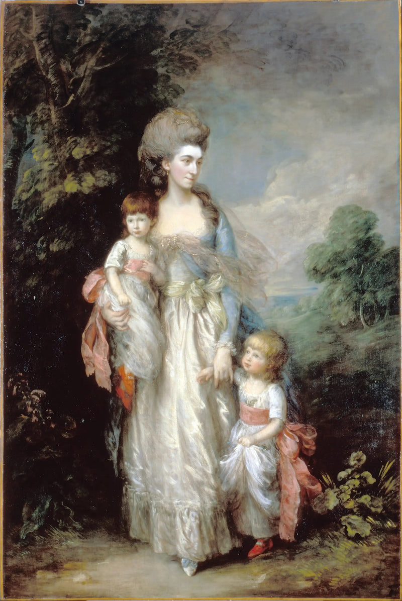 Mevrouw Elizabeth Moody en haar zoons Samuel en Thomas - Thomas Gainsborough

Source:
Miss Elizabeth Moody et ses fils Samuel et Thomas - Thomas Gainsborough