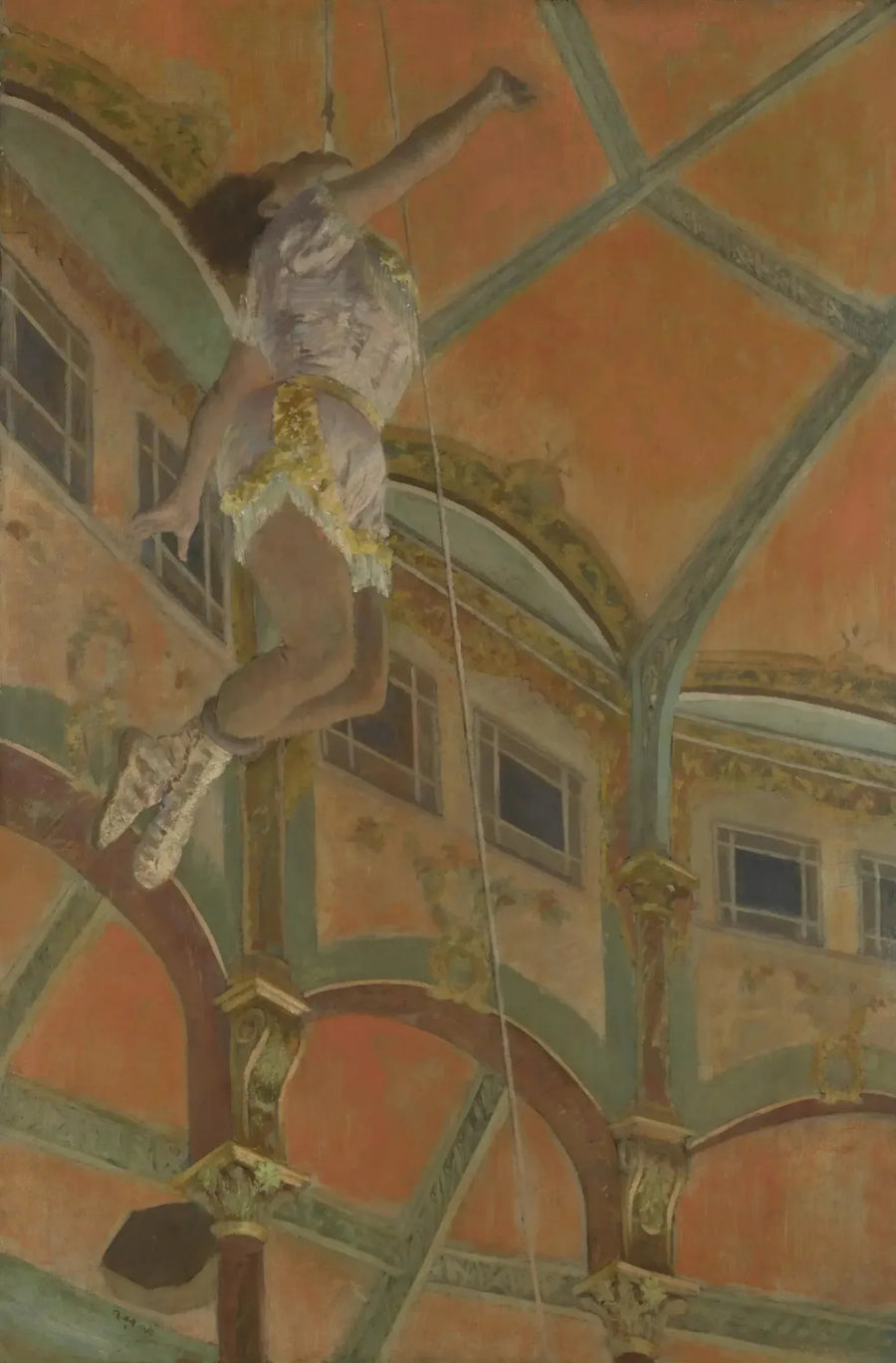 Mevrouw La La in het circus Fernando - Edgar Degas