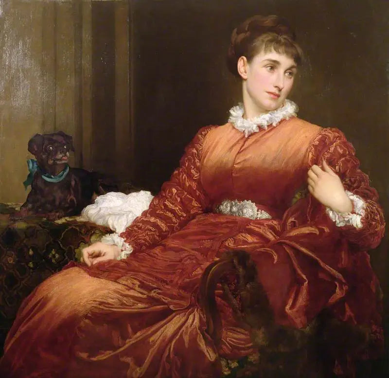 Mme H. Evans Gordon, geboren May Sartoris - Frederic Leighton

Source:
Mme H. Evans Gordon, née May Sartoris - Frederic Leighton