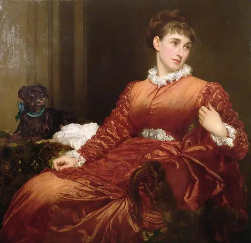 Mme H. Evans Gordon, geboren May Sartoris - Frederic Leighton

Source:
Mme H. Evans Gordon, née May Sartoris - Frederic Leighton