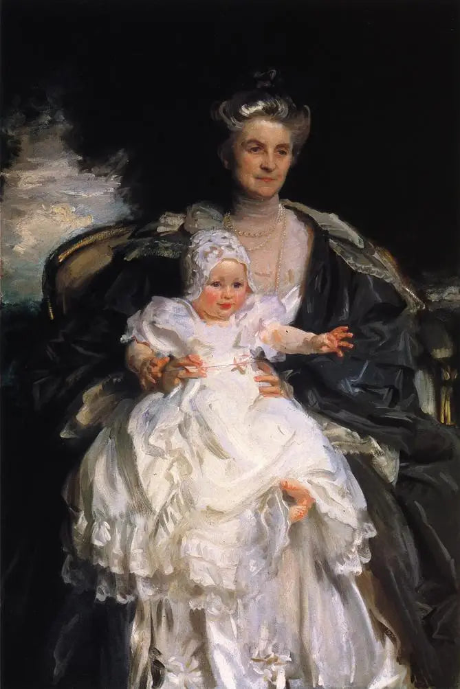 Mevrouw Henry Phipps en haar kleinzoon Winston - John Singer Sargent