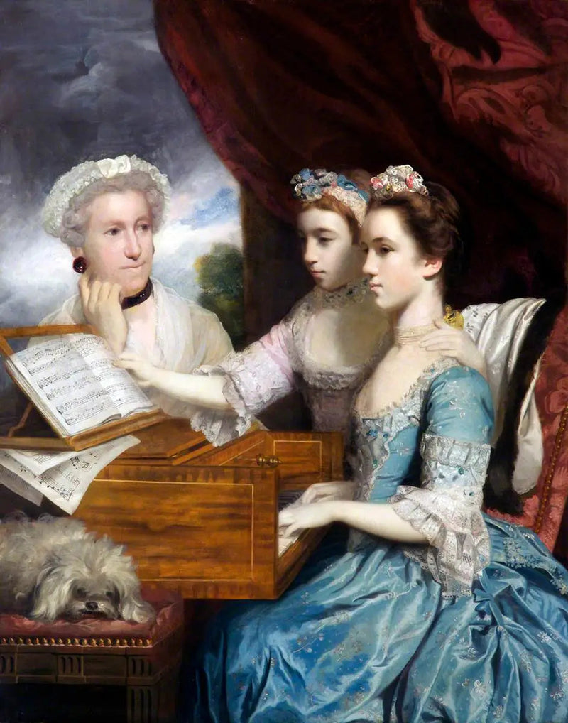 Mevrouw James Paine (overleden in 1766) en de dames Paine (Charlotte, geboren in 1751, en Mary, 1753-1798) - Joshua Reynolds

Source:
Mme James Paine (décédée en 1766) et les demoiselles Paine (Charlotte, née en 1751, et Mary, 1753-1798) - Joshua Reynolds