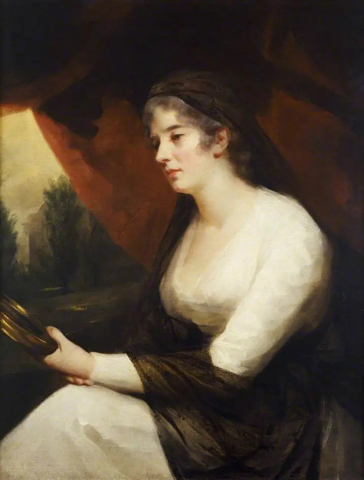 Mevrouw Johnstone in de rol van « Contemplatie » - Henry Raeburn