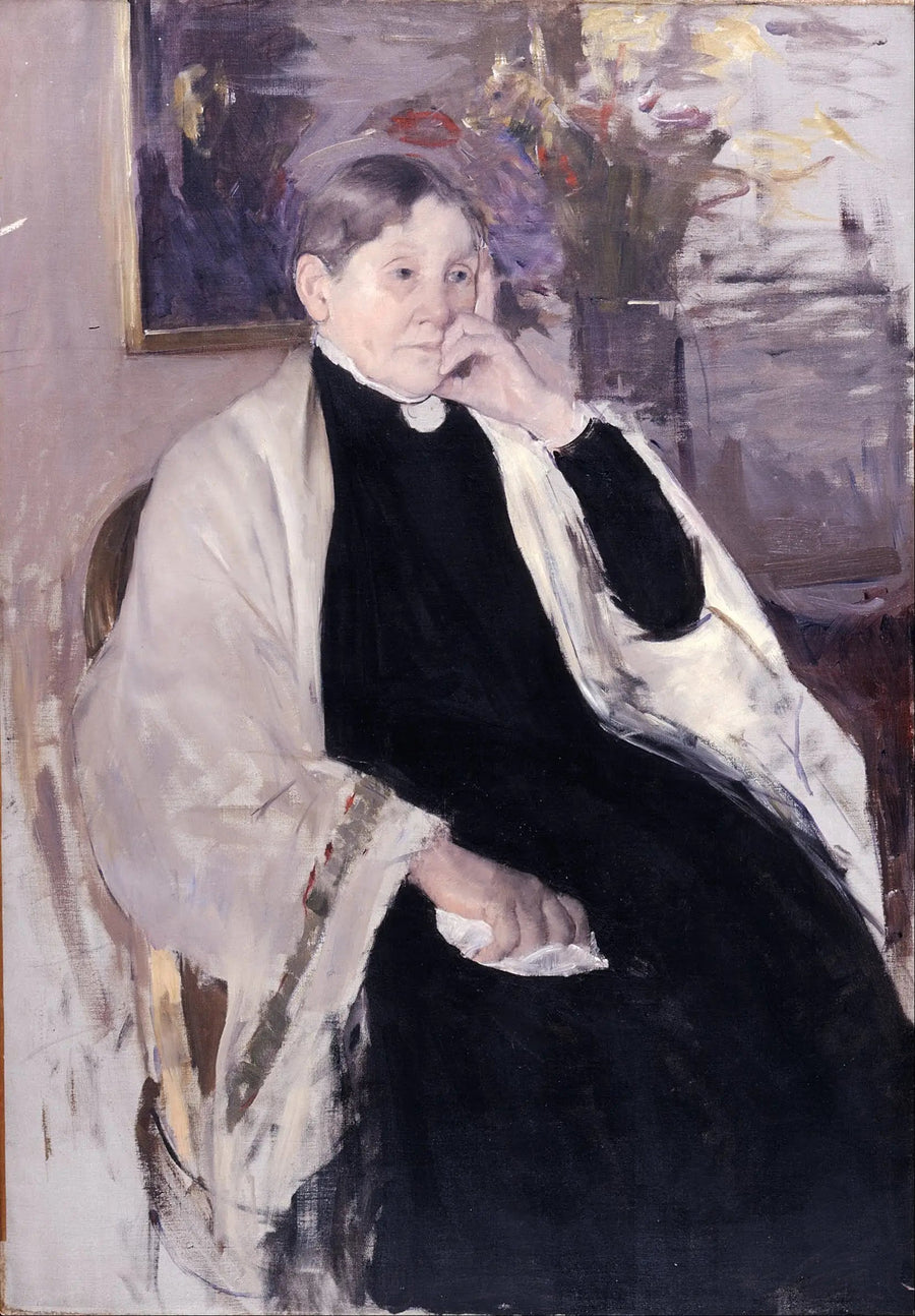 Mevrouw Robert S. Cassatt, de moeder van de kunstenaar - Mary Cassatt