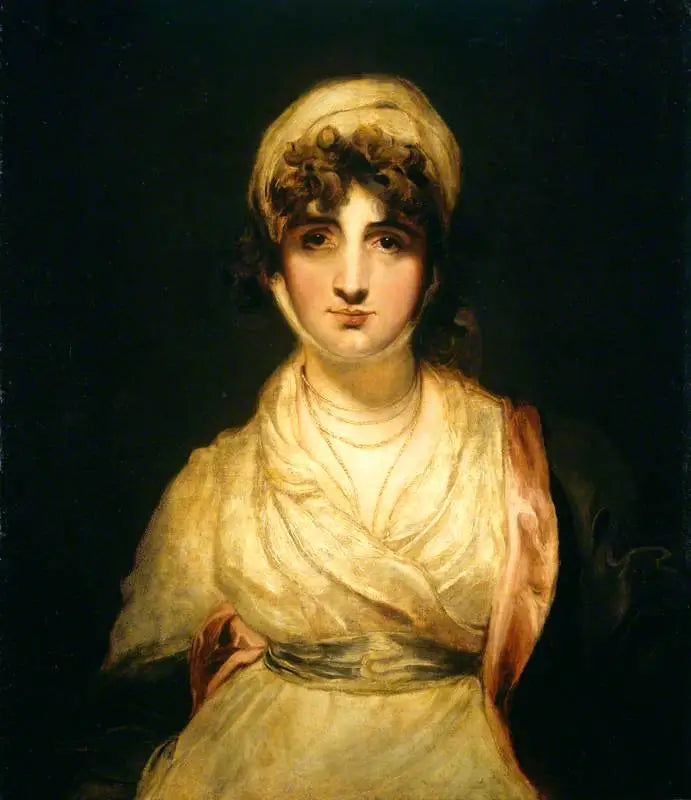 Mevrouw Sarah Siddons, geboren Sarah Kemble, in de rol van « Mevrouw Haller » in « De Vreemdeling » van Kotzebue - Thomas Lawrence