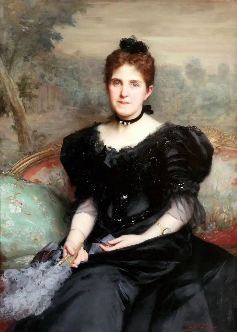 Mme William Hesketh Lever (ca. 1851–1913), later 1e Lady Lever - Luke Fildes

Source:
Mme William Hesketh Lever (c.1851–1913), plus tard 1re Lady Lever - Luke Fildes