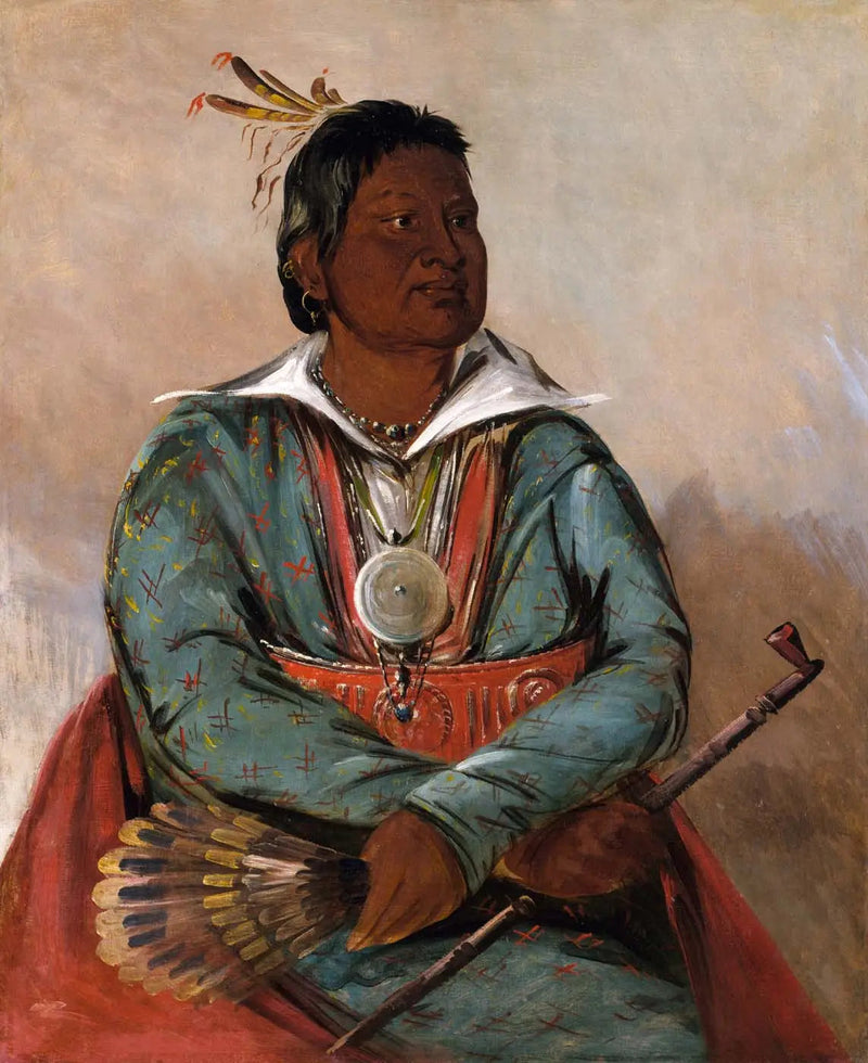 Mó-sho-la-túb-bee, Die de uitdooft en doodt, Leider van de stam - George Catlin

Source:
Mó-sho-la-túb-bee, Celui qui éteint et tue, Chef de la tribu - George Catlin